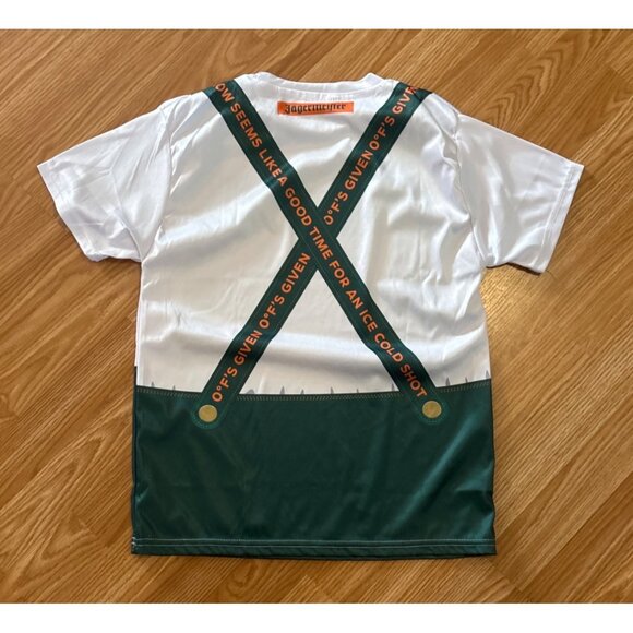 Jägermeister Oktoberfest T-Shirt 2022 Bavarian Lederhosen Sm Green White Costume - Picture 5 of 7